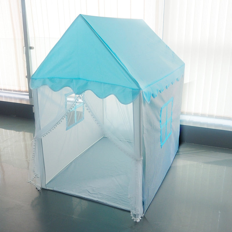 Children Playhouse Castle Indoor Tent With Lights