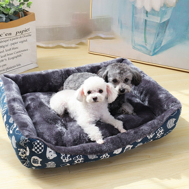 Comfy Pet Basket Cushion Bed