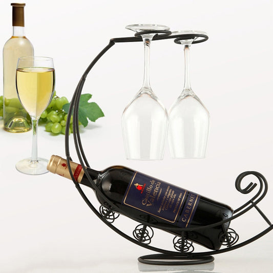 Elegant Metal Wine Bar