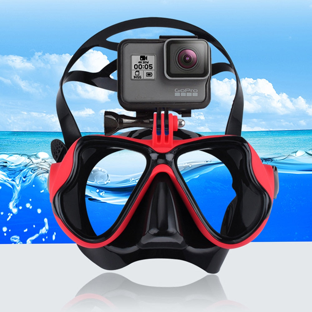 Underwater Scuba Diving Mask Camera Holder