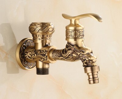 Antique Design Brass Outdoor Garden Laundry Room Faucet