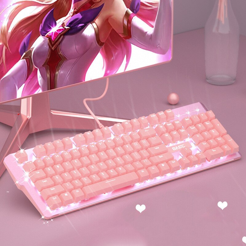 Pretty in Pink: True Gamer Mechanical Gaming Keyboard