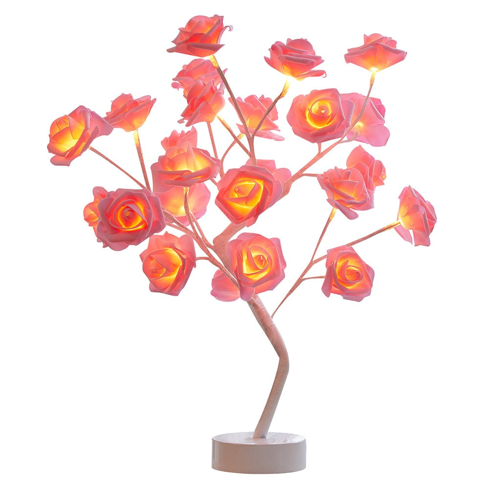 Rose Bud Flower Lamp