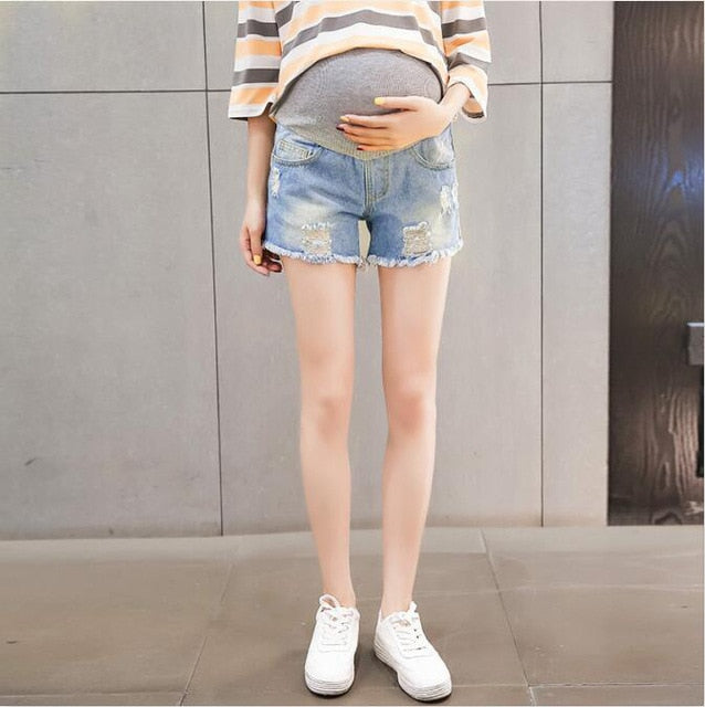 Maternity Denim Shorts