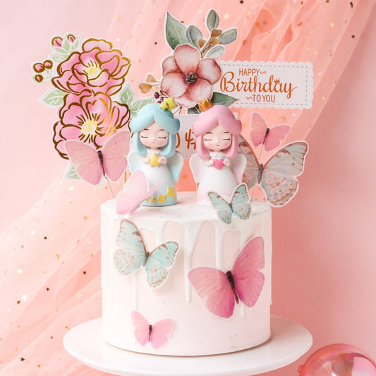 Cake Angel Birthday Cake Toppers