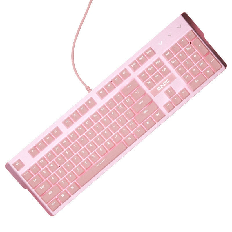 Pretty in Pink: True Gamer Mechanical Gaming Keyboard