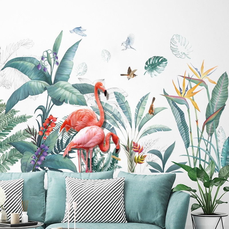 Tropical Wall Art Mural