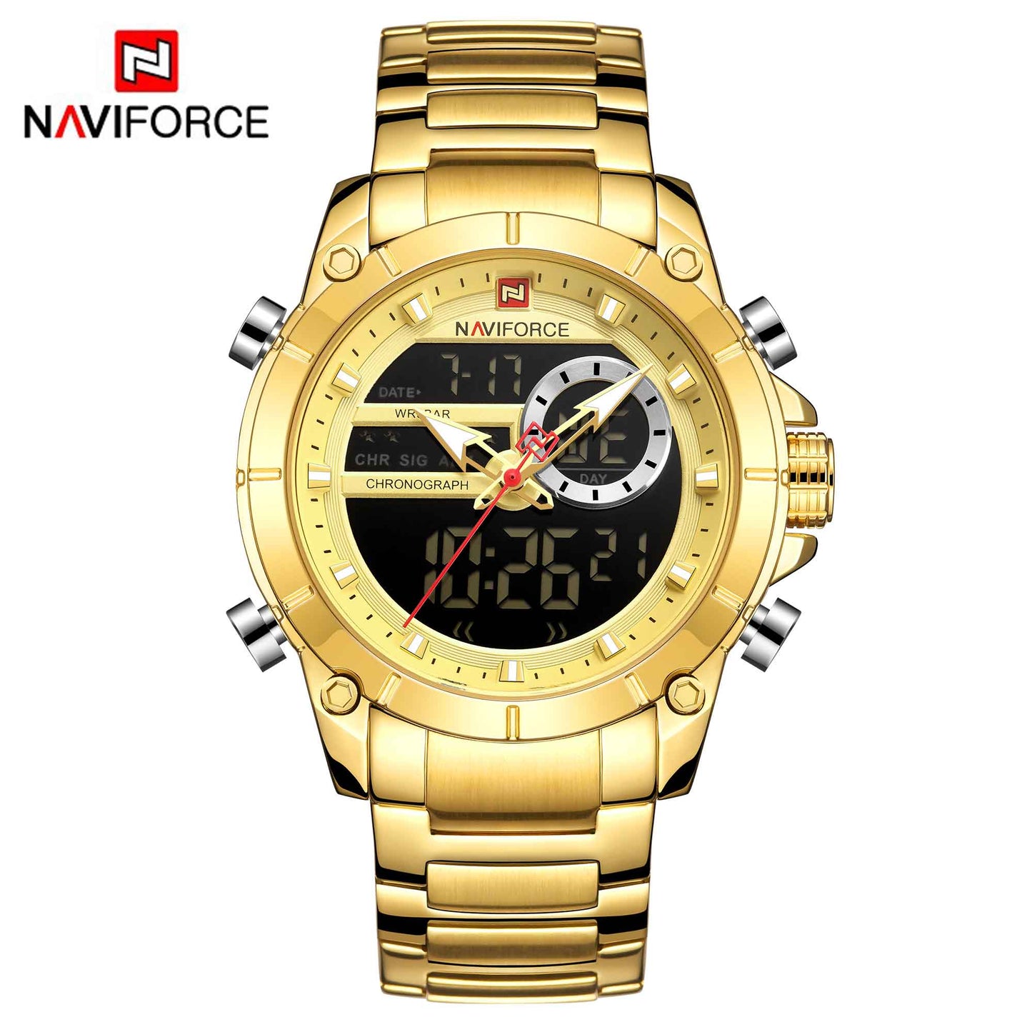 Men's Luxury Dual Display Wrist Watches