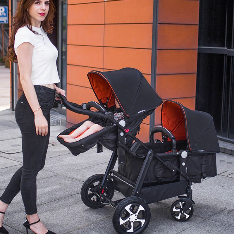 Baby Stroller for Twin Babies