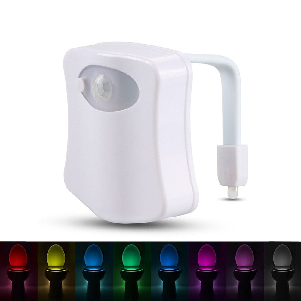 Multi Color Smart Motion Sensor Toilet Seat Light