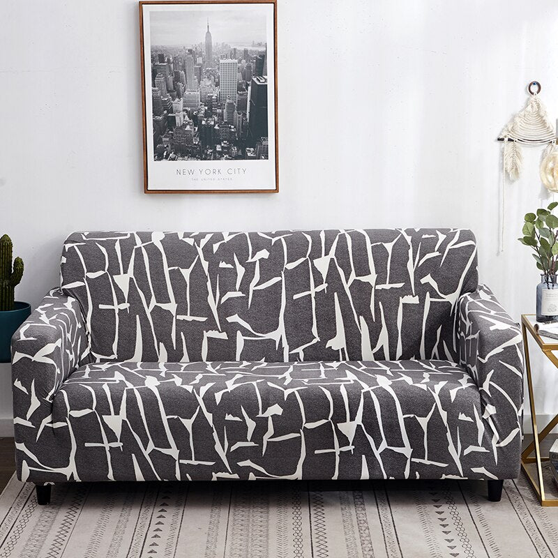 Modern Geometric Sofa Cover – Transform Your Living Room