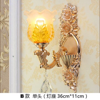 Fancy Crystal Bedside Wall Lamp