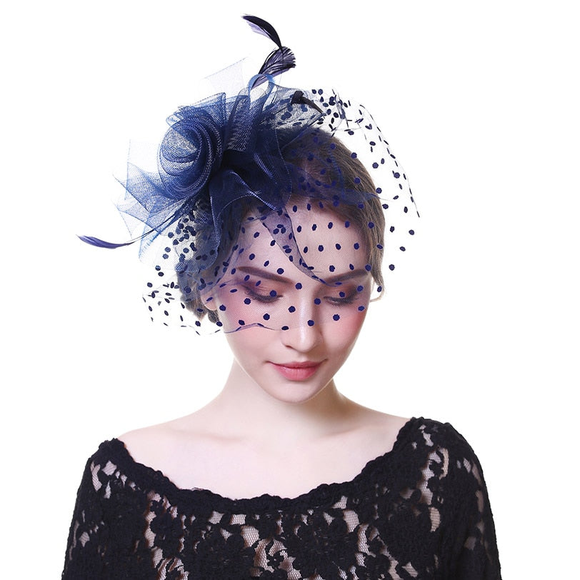 Lavish Net Fascinator Hat