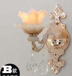 Antique Crystal Wall Lamp