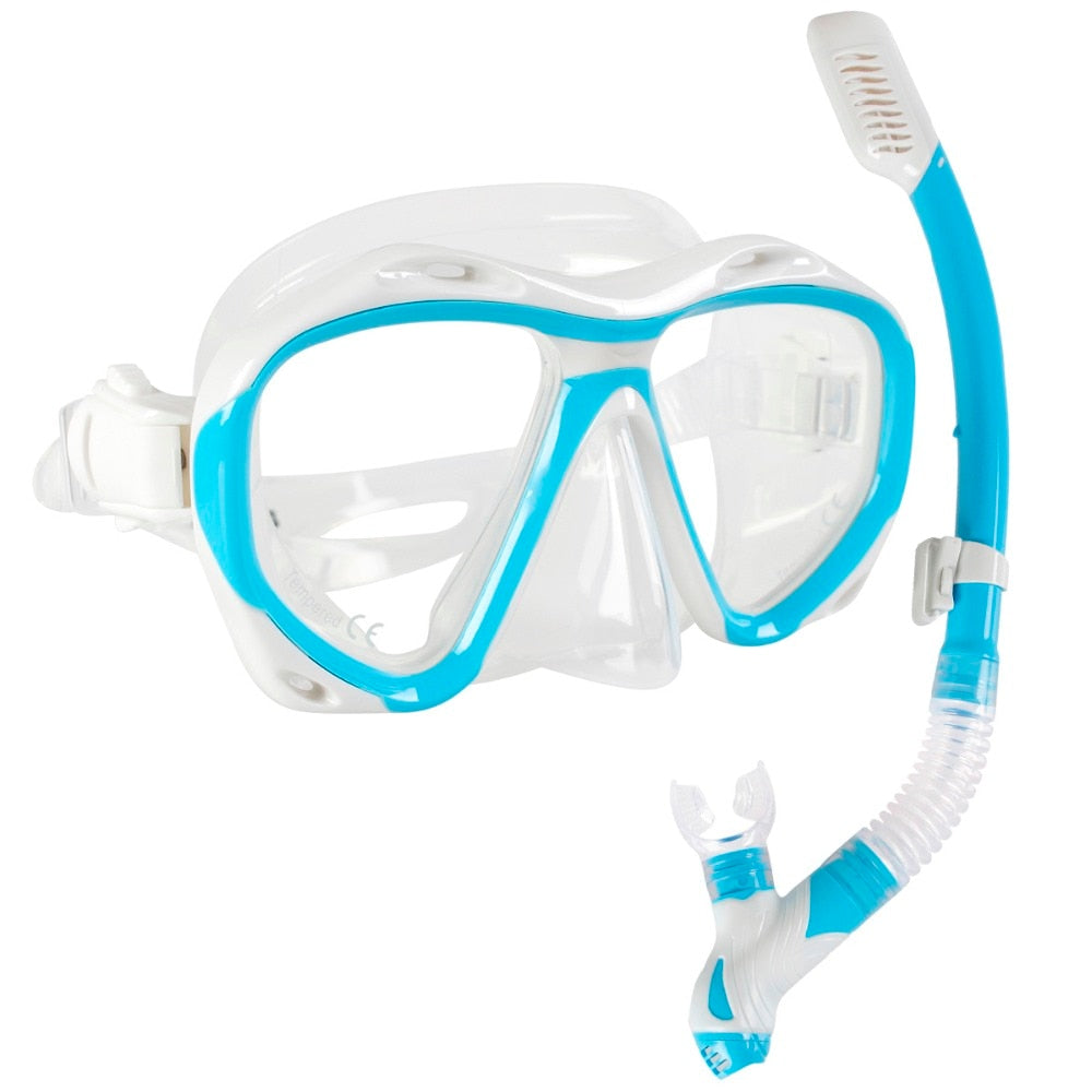 Scuba Diving Mask and Breath Tube Set