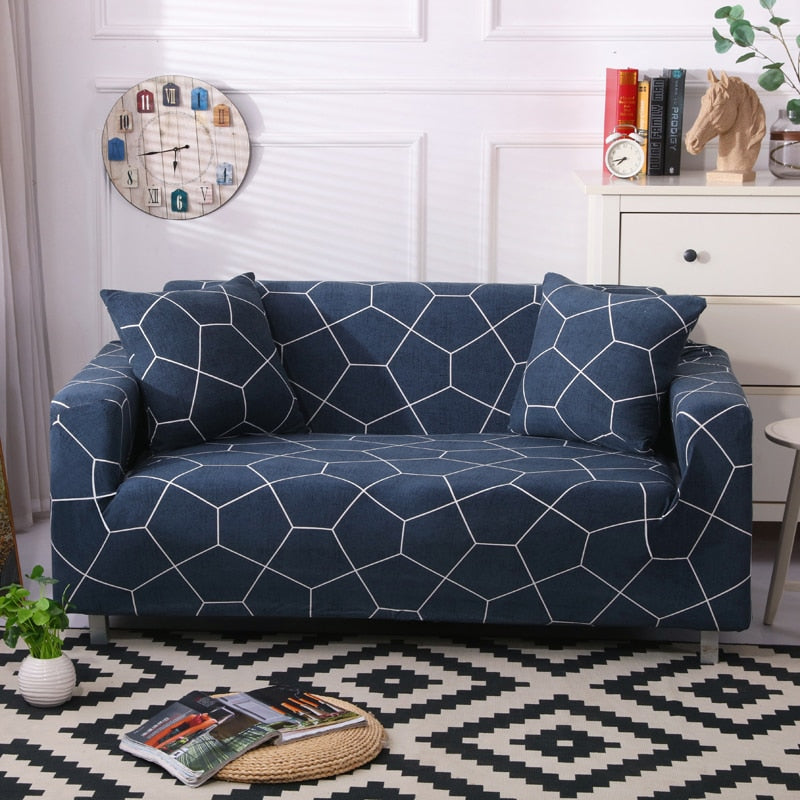 Modern Geometric Sofa Cover – Transform Your Living Room