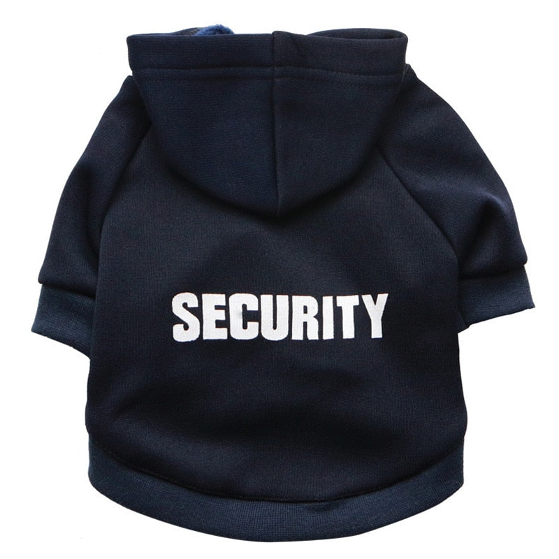 Cute Security Guard Dog Sweater