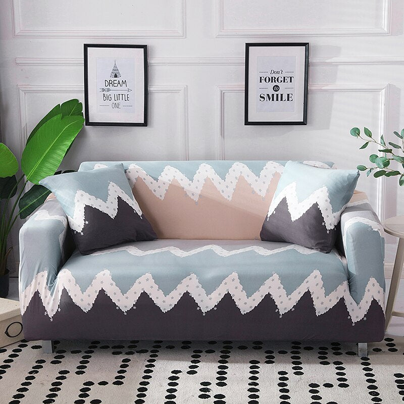 Modern Geometric Sofa Cover – Transform Your Living Room