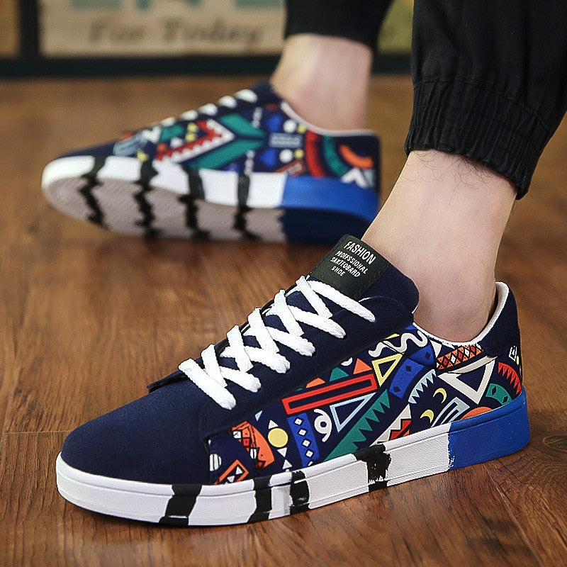 Men's Graffiti Loafer Sneakers