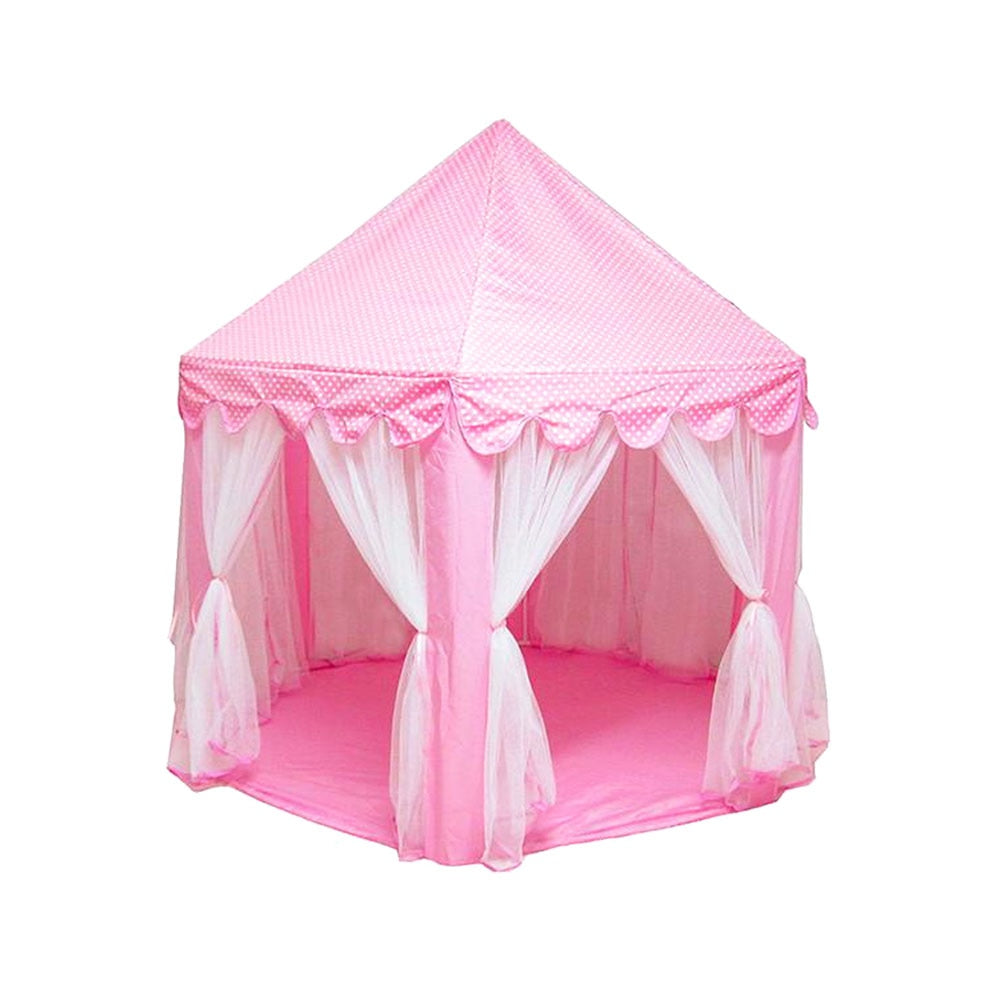 Children Playhouse Castle Indoor Tent With Lights