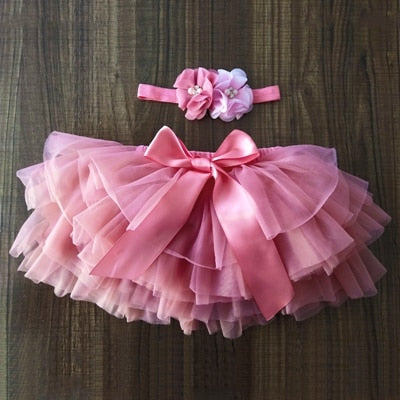 Baby Princess Picture Day Tulle Tutu & Headband Set