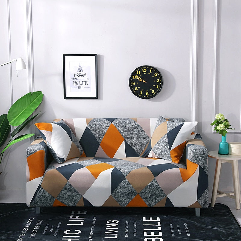 Modern Geometric Sofa Cover – Transform Your Living Room