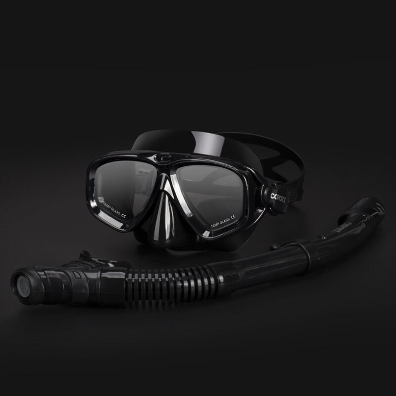 Scuba Diving Pro Mask and Tube Set