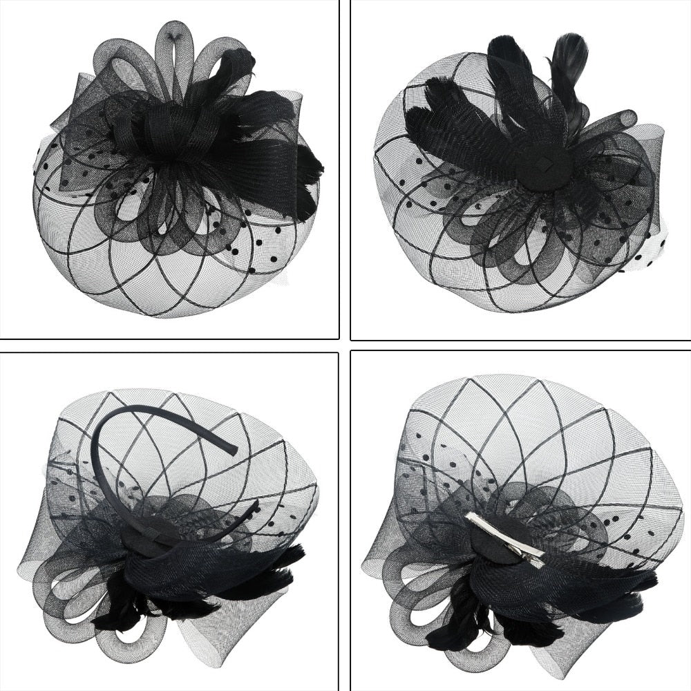 Lavish Net Fascinator Hat