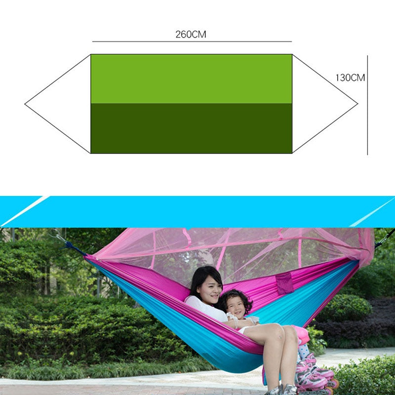 Outdoors Camping Hammock With Net Cover