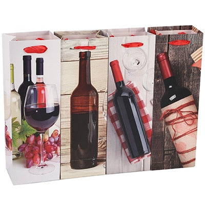 Wine Bottle Gift Bag Set of 12