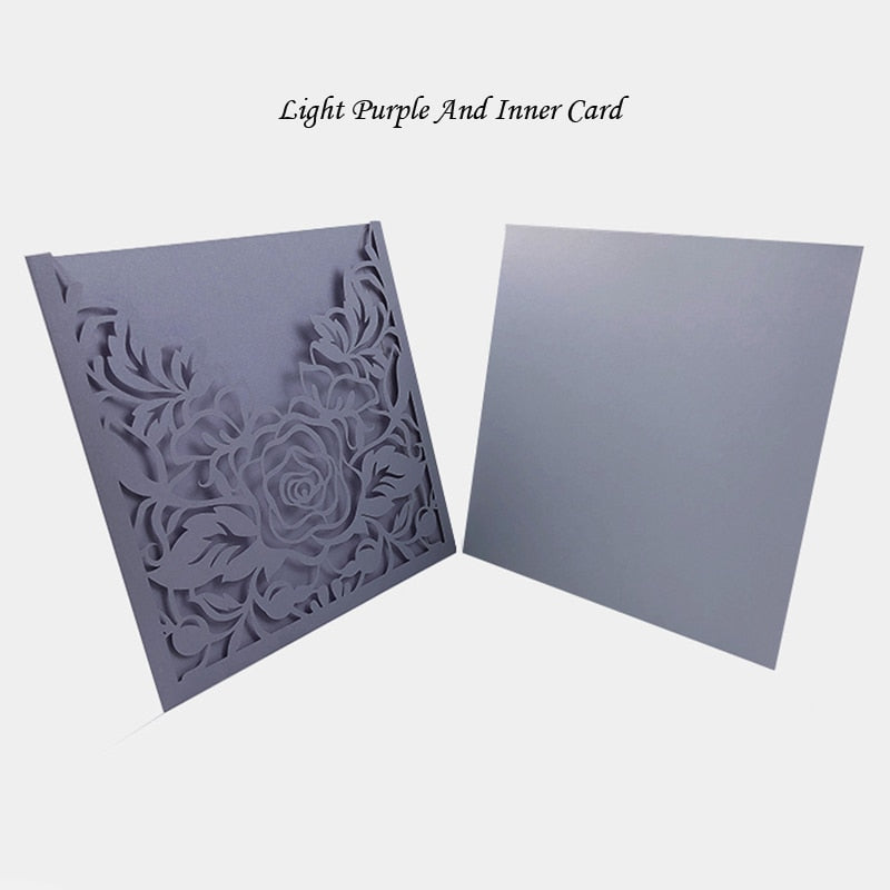 Laser Cut Party & Wedding Invitation Set