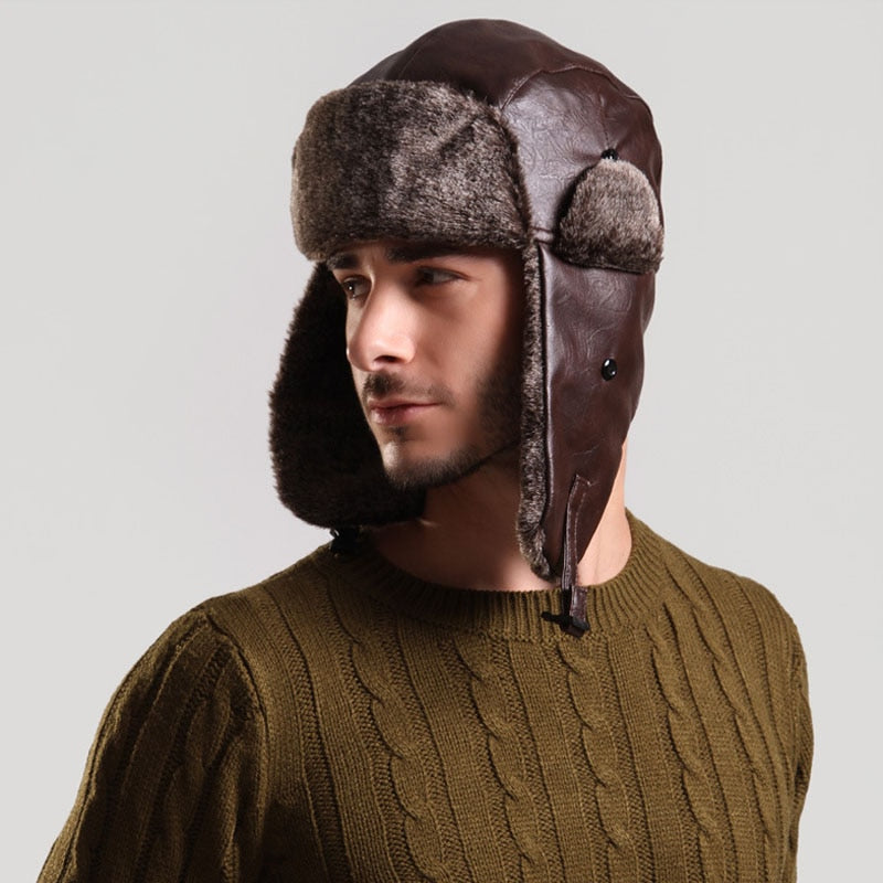 Men's Aviator Fleece Winter Cap