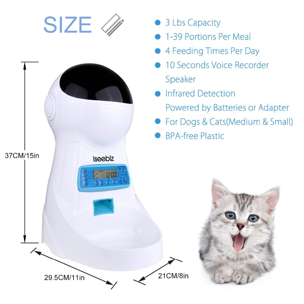 App Controlled Auto Pet Feeder With Camera