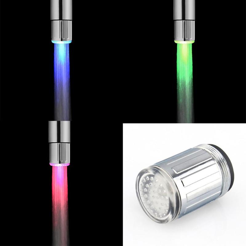 Multicolor Water Faucet Light Changing Glow