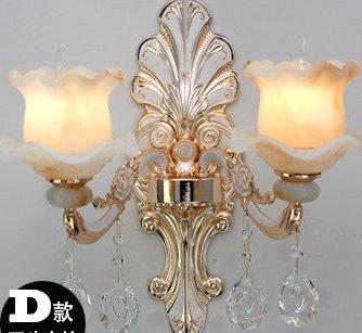 Antique Crystal Wall Lamp