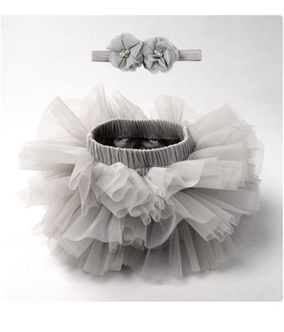 Baby Princess Picture Day Tulle Tutu & Headband Set