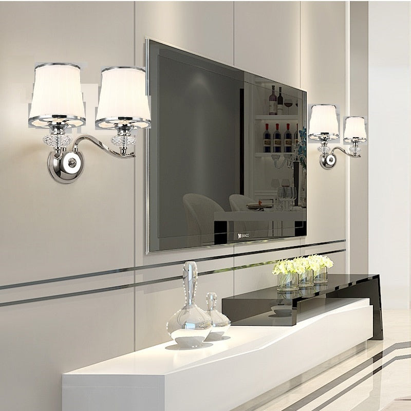 Lavish Home Chrome Chandelier