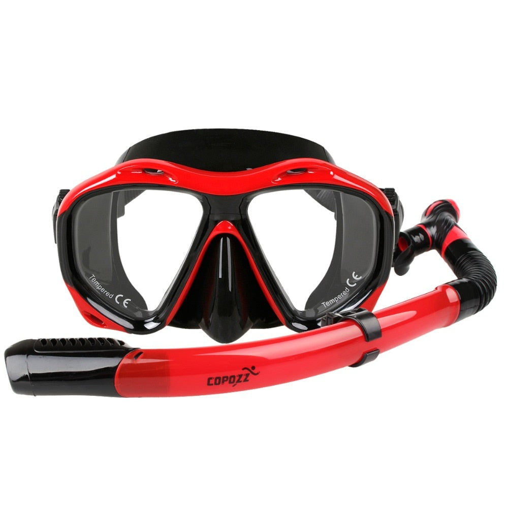 Scuba Diving Mask and Breath Tube Set