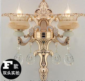 Antique Crystal Wall Lamp