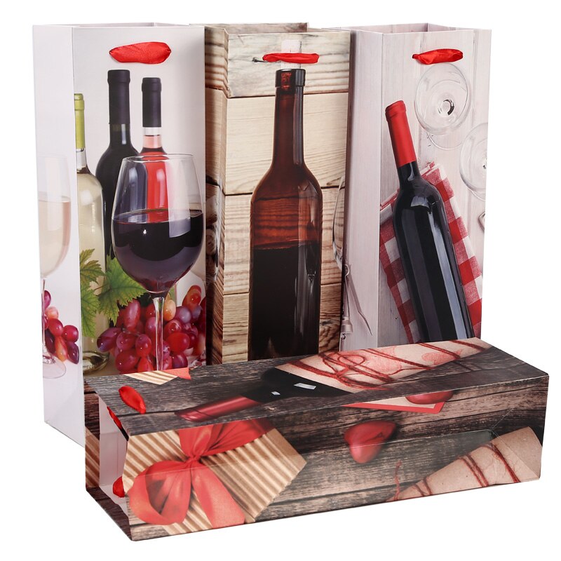 Wine Bottle Gift Bag Set of 12