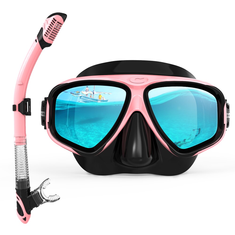 Scuba Diving Pro Mask and Tube Set