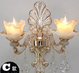 Antique Crystal Wall Lamp