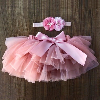 Baby Princess Picture Day Tulle Tutu & Headband Set