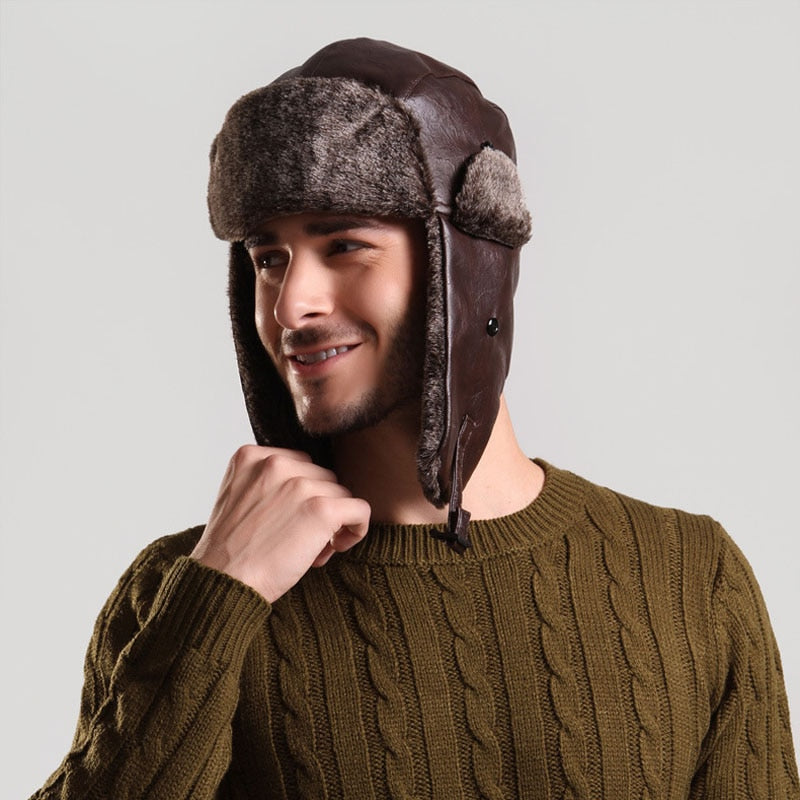 Men's Aviator Fleece Winter Cap