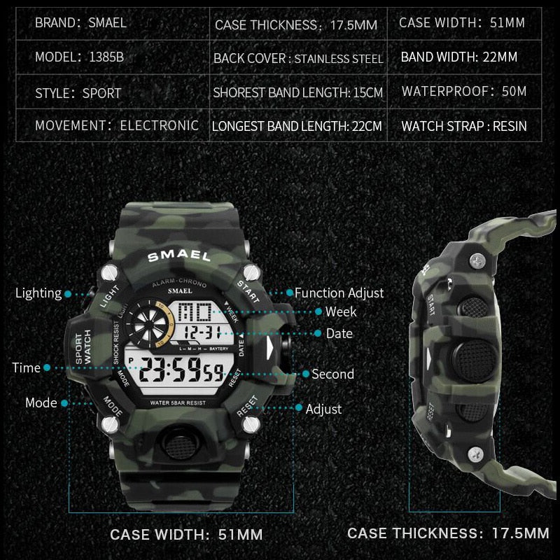 Men's Digital Sport Watches