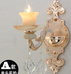 Antique Crystal Wall Lamp