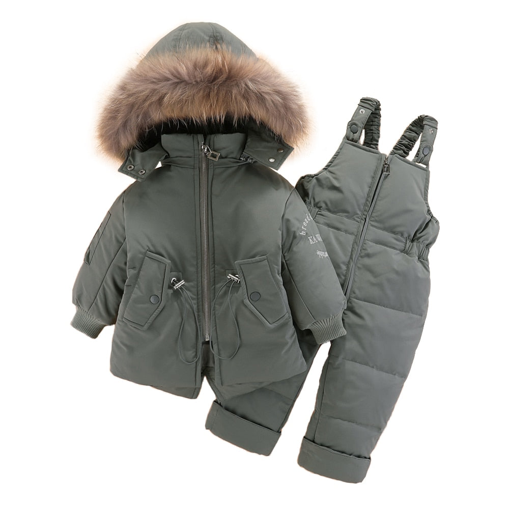 Two Piece Winter Baby Snowsuit