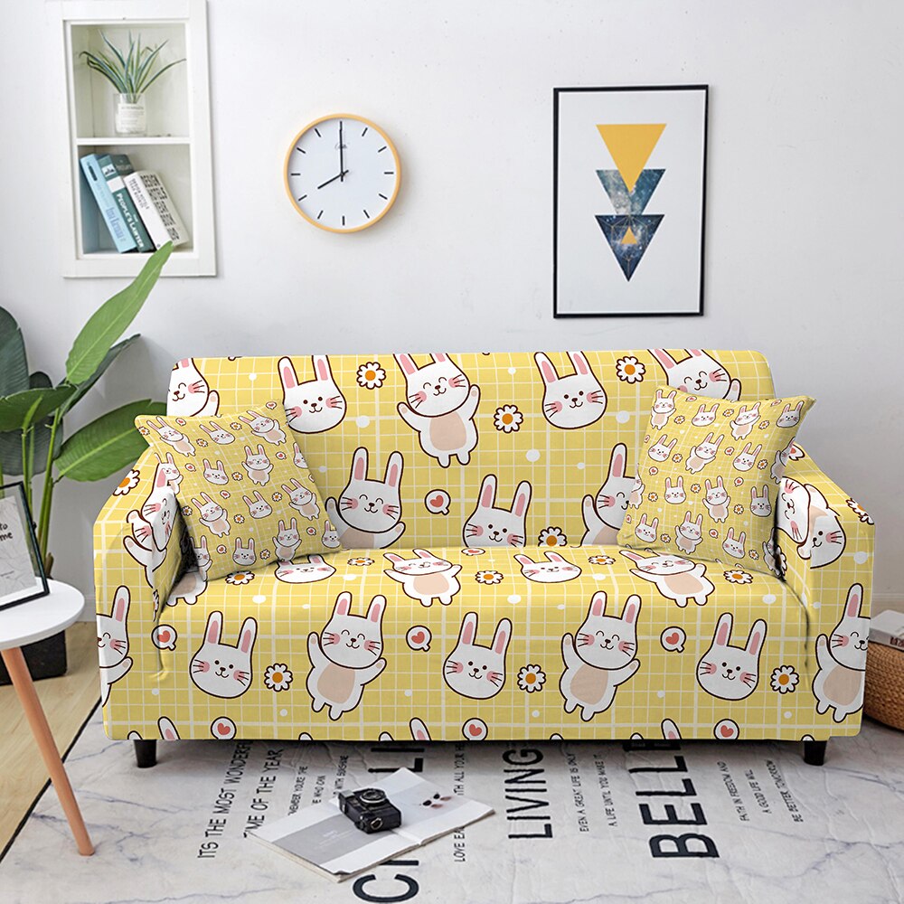 Enchanted Menagerie: Whimsical Animal Sofa Cover Series