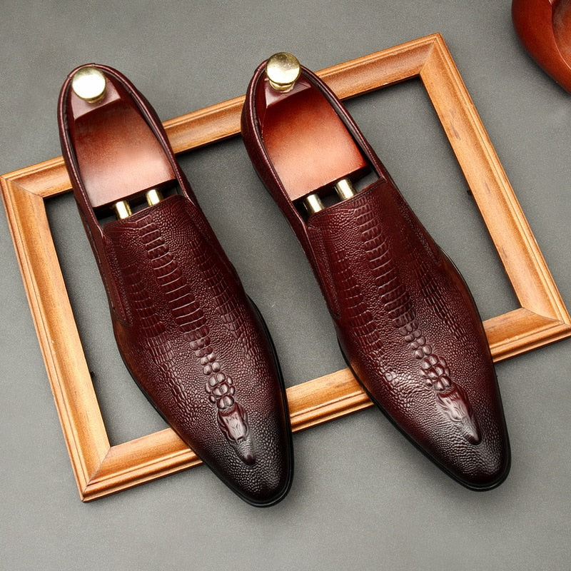 Men's Genuine Leather Dress Shoes