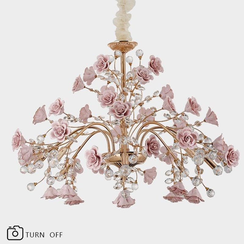 Romantic Style Crystal Chandelier